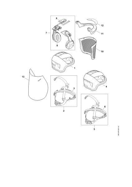 Imagen de Helmet set ADVANCE X-Vent Helmet set ADVANCE X-Vent