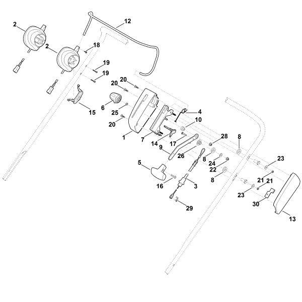 Imagen de A - Handle upper part RLE 540.0