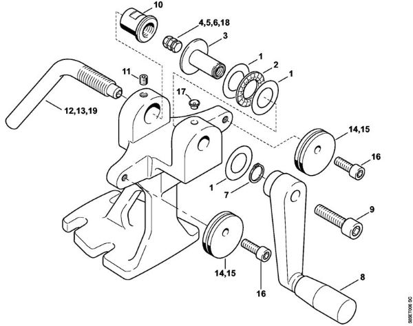 Rivet spinner NG 5, Extras NG 5 NG 5 brand Stihl