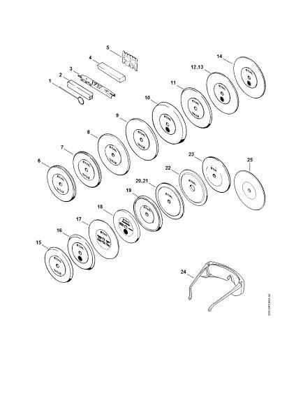 Imagen de Tools, Shaped grinding wheel USG