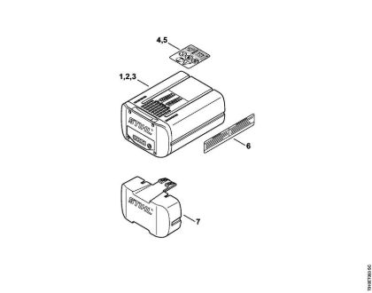 Acumuladores (AK, AP, AR, AS, PS) AP 180 Acumulador de la marca Stihl
