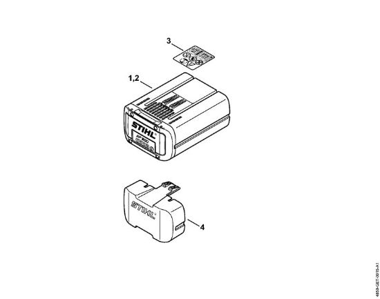 Acumuladores (AK, AP, AR, AS, PS) AP 200 Acumulador de la marca Stihl