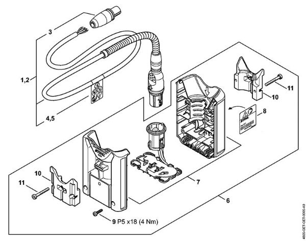 Acumuladores (AK, AP, AR, AS, PS) AR 900 Accesorí­es extra de la marca Stihl