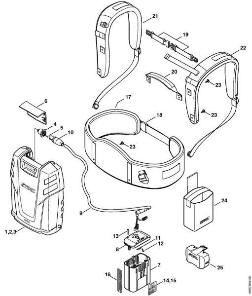 Acumuladores (AK, AP, AR, AS, PS) AR 900 Acumulador de la marca Stihl