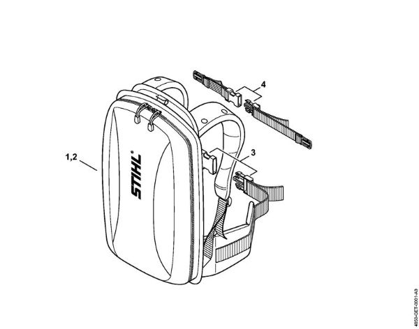 Sistema de porte Sistema de porte Sistema de porte de la marca Stihl