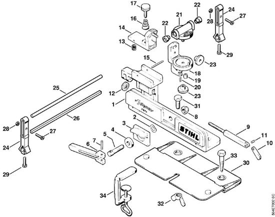 FG 2 FG 2 Afiladora FG 2, Accesorí­es extra de la marca Stihl