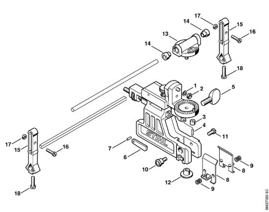 FG 3 FG 3 Afiladora FG 3 de la marca Stihl