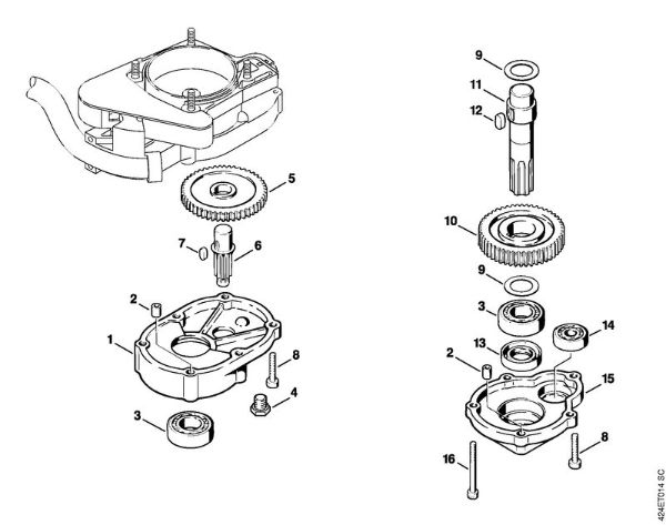 BT 106 BT 106 Caja reductora BT 106 C de la marca Stihl