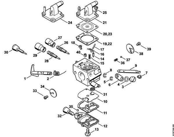 BT 121 BT 121 Carburador C1Q-S161, C1Q-S83 de la marca Stihl