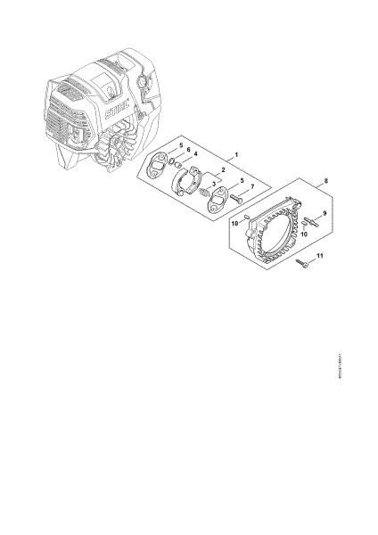 Imagen de Embrague, Carcasa del ventilador BT 131