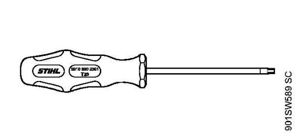 BT 230 BT 230 Destornillador T20 de la marca Stihl