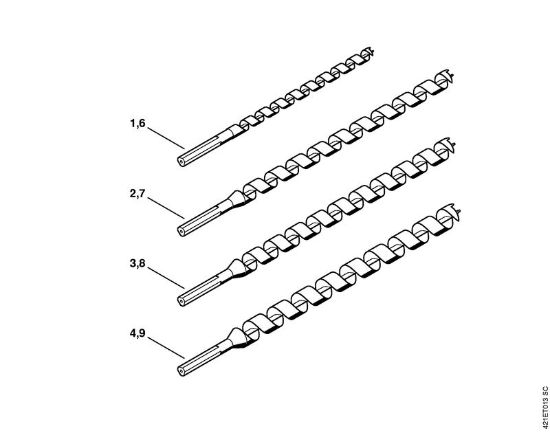 BT 45 BT 45-Z Barrena para madera de la marca Stihl