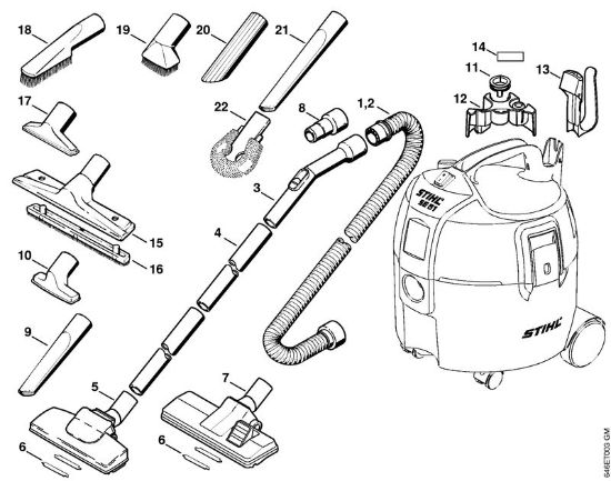 Aspiradores (SE) SE 61 Herramientas, Accesorios extra de la marca Stihl