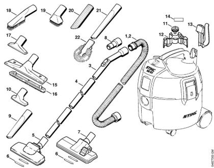Aspiradores (SE) SE 61 E Herramientas, Accesorios extra de la marca Stihl