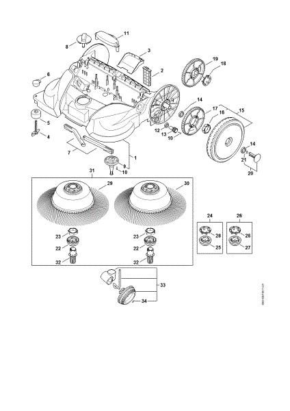 Imagen de Bastidor, Escoba circular KG 770