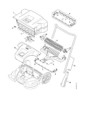 Imagen de Recipiente, Manillar tubular KG 770