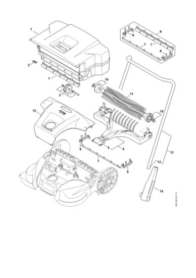 Imagen de Recipiente, Manillar tubular KG 770