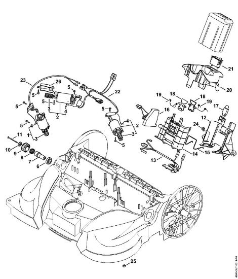 Barredoras de acumulador (KGA) KGA 770 Motor eléctrico de la marca Stihl