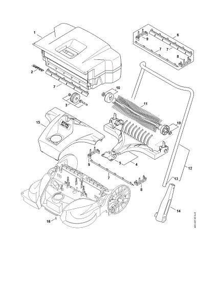 Imagen de Recipiente, Manillar tubular KGA 770
