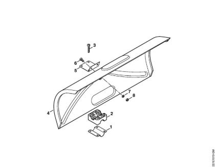 Escoba cilí­ndrica (KW) KW 85 Protector (03.2005) de la marca Stihl