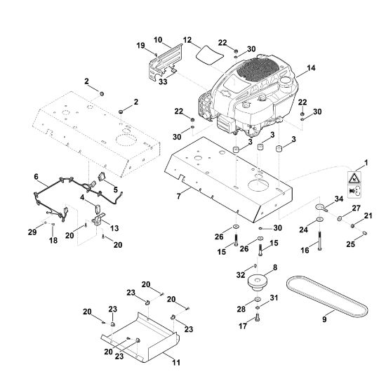 Imagen de C - Motor, traccián GH 370.0 S