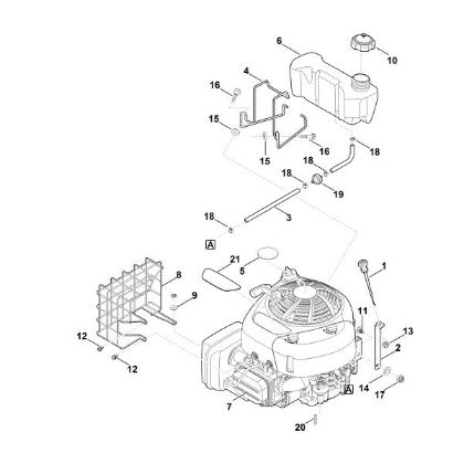 Imagen de C - Motor, depásito GH 460.0 C