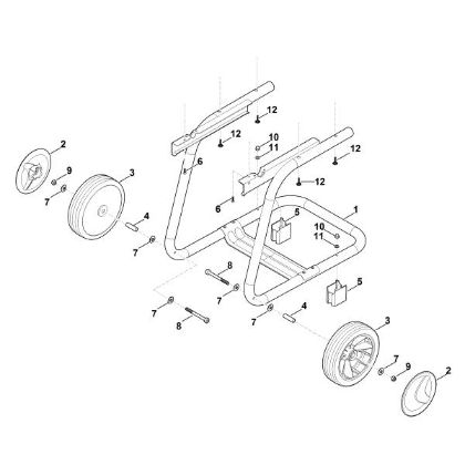 Imagen de B - Pie de rueda GHE 135.0 L