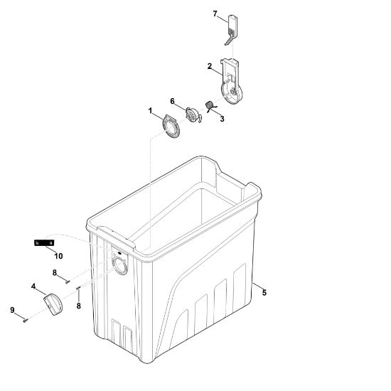 Imagen de E - Recogedor de material triturado GHE 140.0 L