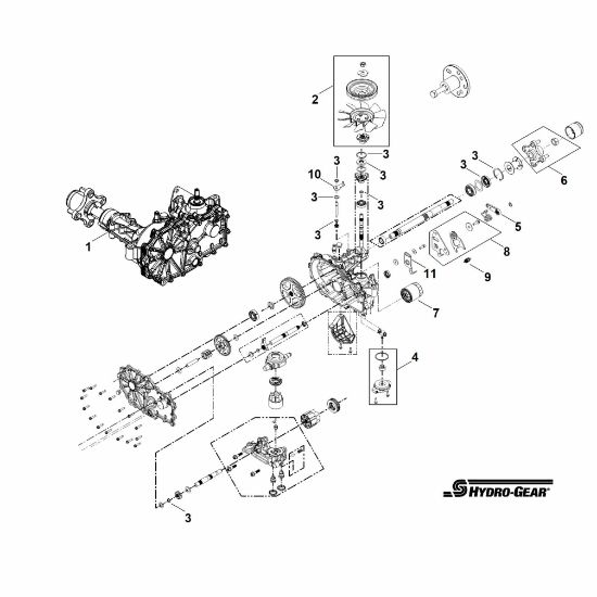 Imagen de A - Engranaje de ejes derecho ZL-LPHH-UL7C-3XLX