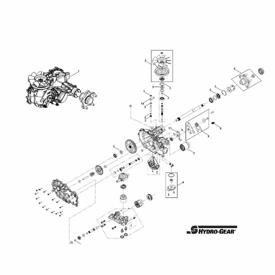 Imagen de A - Engranaje de ejes izquierdo ZS-KKEF-9T7C-11RX