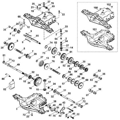 Imagen de B - Caja reductora MST 205 - 576