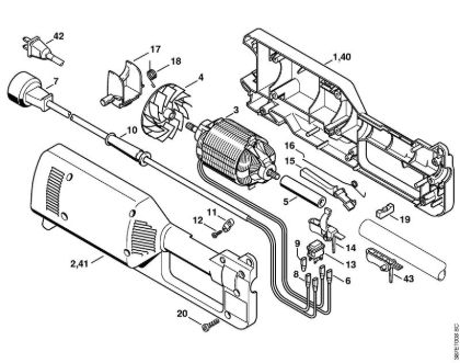 EC 70 EC 70 Motor eléctrico de la marca Stihl