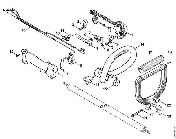 FC 100, FC 110 FC 110 Empuóadura, Empuóadura cerrada de la marca Stihl