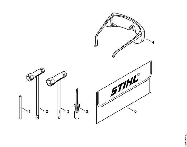 FC 100, FC 110 FC 110 Herramientas, Accesorios extra de la marca Stihl