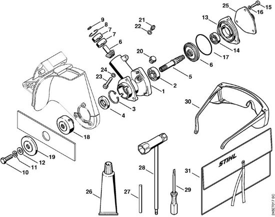 FC 85 FC 85 Caja reductora, Herramientas, Accesorí­es extra de la marca Stihl