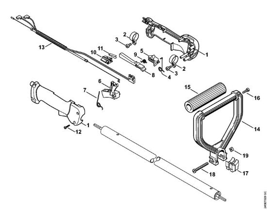 FC 85 FC 85 Empuóadura de la marca Stihl