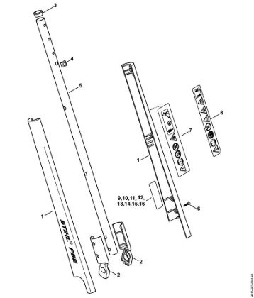 Cortabordes eléctricos (FE, FSE) FSE 41 Vástago de la marca Stihl