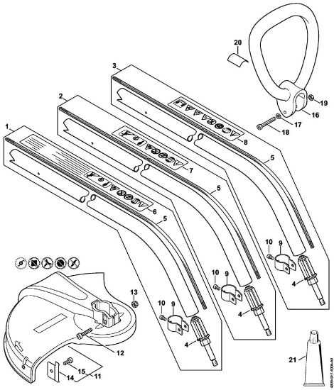 Cortabordes eléctricos (FE, FSE) FSE 60 Vástago de la marca Stihl
