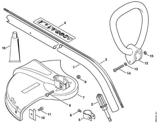 Cortabordes eléctricos (FE, FSE) FSE 71 Vástago de la marca Stihl