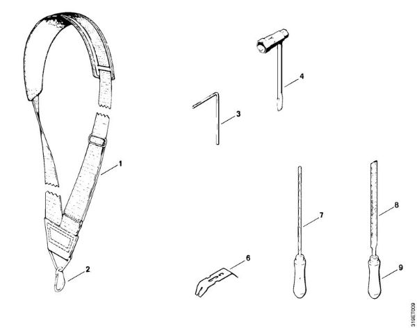 Desbrozadoras (FS) FS 150 Cinturón de porte, Herramientas, Accesorí­es extra de la marca Stihl
