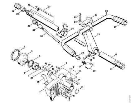 Desbrozadoras (FS) FS 151 Carcasa del embrague, Vástago de la marca Stihl