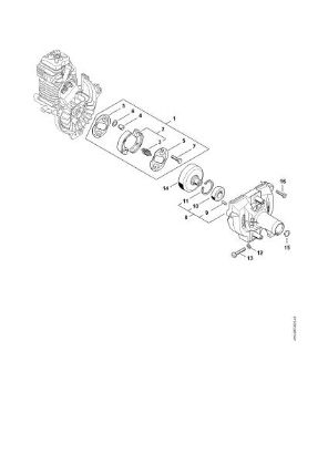 Imagen de Embrague, Carcasa del ventilador FS 311