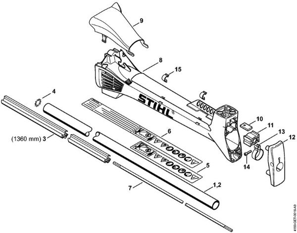 Desbrozadoras (FS) FS 311 Vástago de la marca Stihl