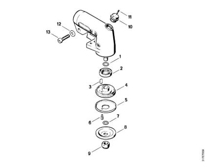 Desbrozadoras (FS) FS 410 (4110) Caja reductora de la marca Stihl