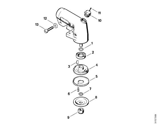 Desbrozadoras (FS) FS 410 (4110) Caja reductora de la marca Stihl