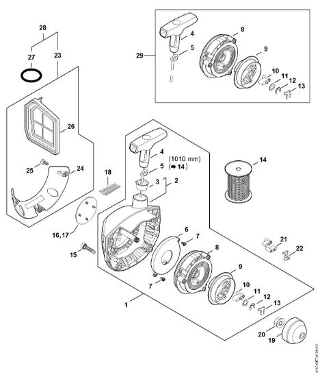 Imagen de Mecanismo de arranque Ergostart FS 410 C-EM K