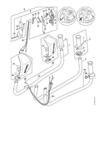 Imagen de Empuáadura doble FS 460