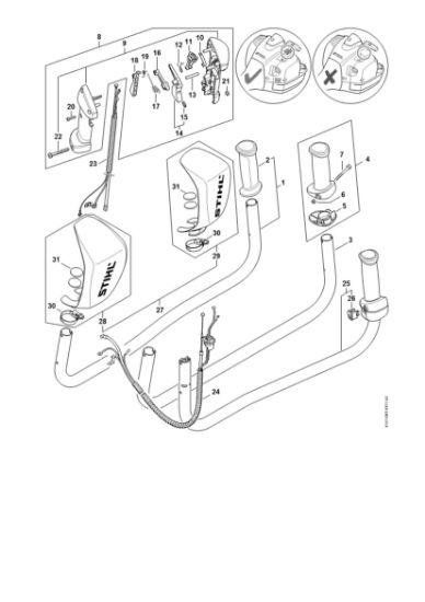 Imagen de Empuáadura doble FS 460 C-EM K