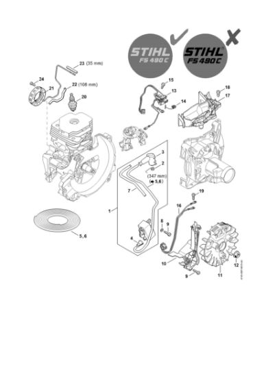 Imagen de Sistema de encendido FS 490 C-EM K