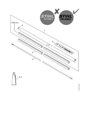 Imagen de Vástago FS 490 C-EM L FS 490 C-EM L